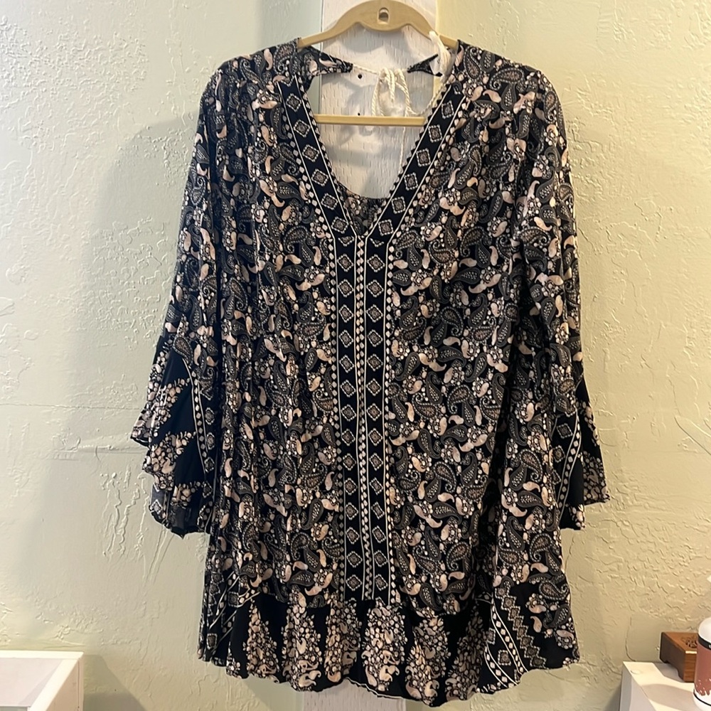 Boho mini dress